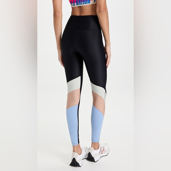 P.E Nation Pants - P.E. Nation Wondergoal Leggings glossy high rise power compression band Large